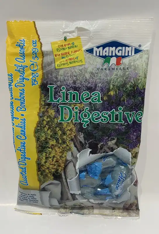 Mangini - Linea Digestive - Caramelle - ANICE - 150g (5.29 oz)