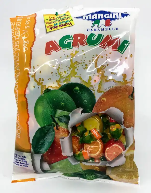 Mangini - Caramelle - Agrumi - 150g (5.25 oz)