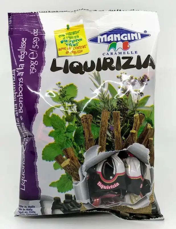 Mangini - Candies Liquirizia - 150g (5.25 oz)