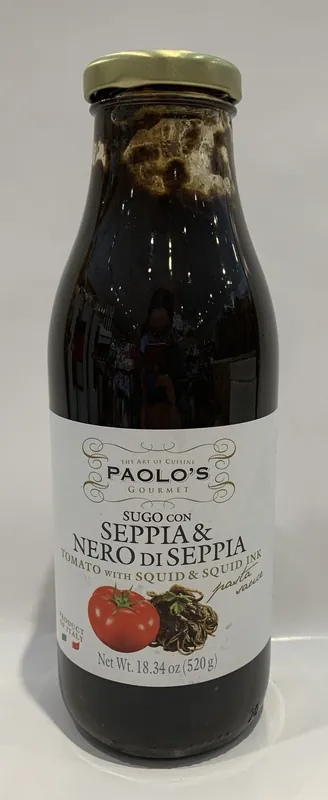 Paolo‘s - Tomato Sauce Al Nero Di Seppia - 520g (18.34 oz)
