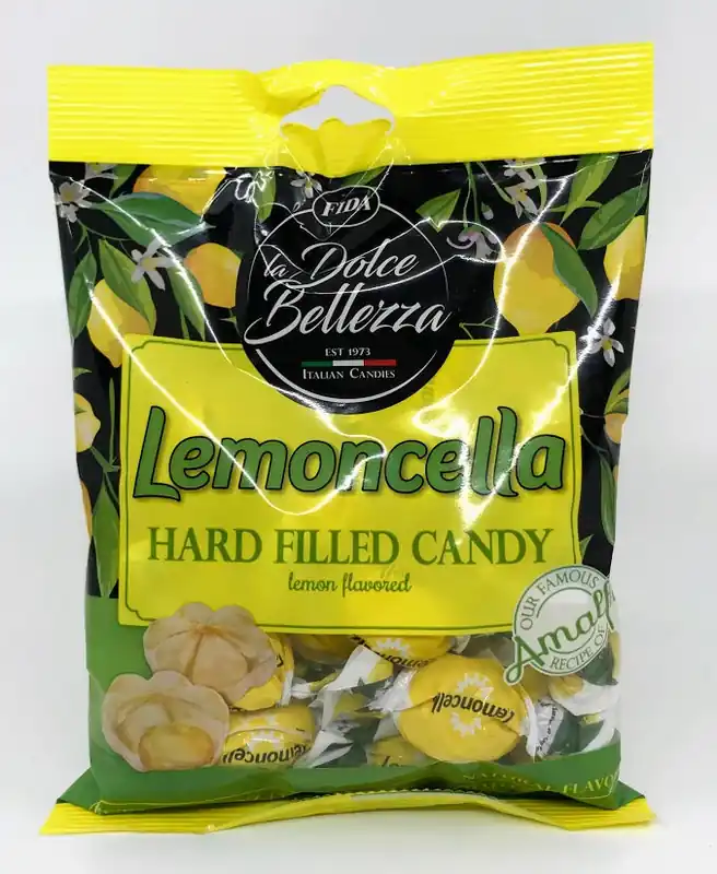 Fida - La Dolce Bellezza Lemoncella Hard Filled Candy - 127g (4.5 oz)