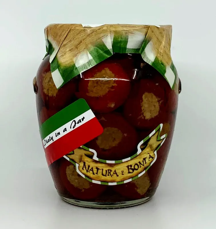 Natura E Bonta‘ - Peppers Stuffed With Tuna and Anchovies - 550g