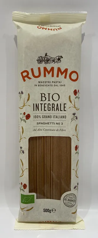 Rummo - Spaghetti 3 Integrali - Organic Whole Wheat - 500g (17.6 oz)