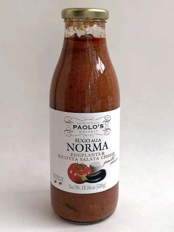 Paolo - Sugo alla Norma - Eggplant & Salted Ricotta Cheese 500g (17.63oz)