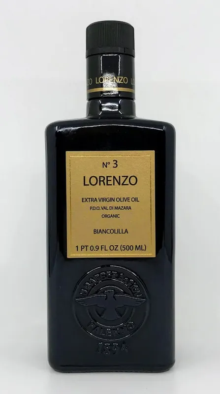 Barbera - Lorenzo 3 - Organic Extra Virgin Olive Oil - 500ml (16.9 fl oz)