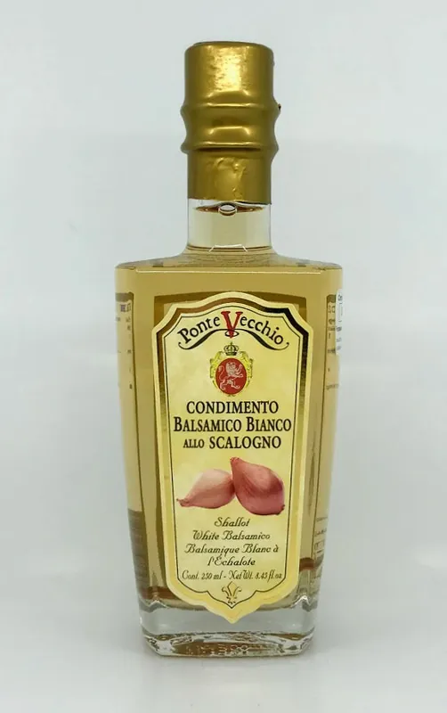 PonteVecchio - White Balsamic - Allo Scalogno - 250ml (8.45 fl. oz)