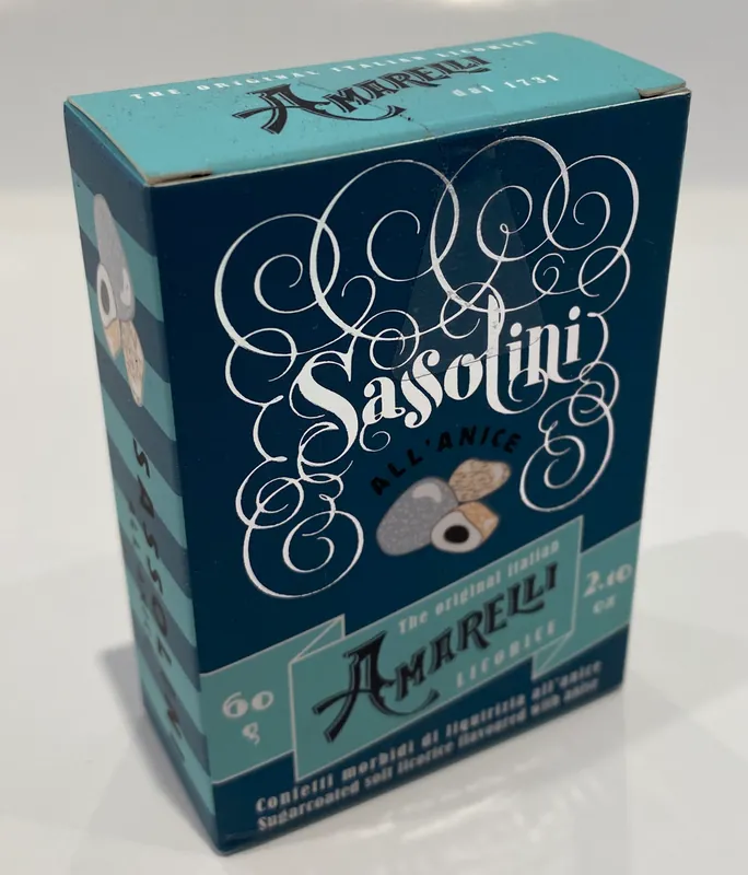 Amarelli - Sassolini - Liquirizia All‘Anice - 2.10 oz