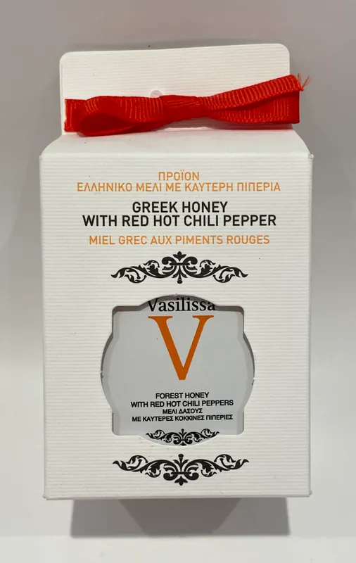 Vasilissa - Greek Honey With Red Chili Pepper - 8.81 oz