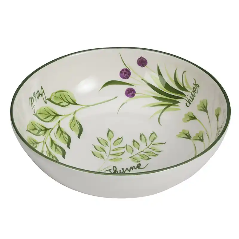 DECORO ERBE - 12″ PASTA / SALAD BOWL - V421