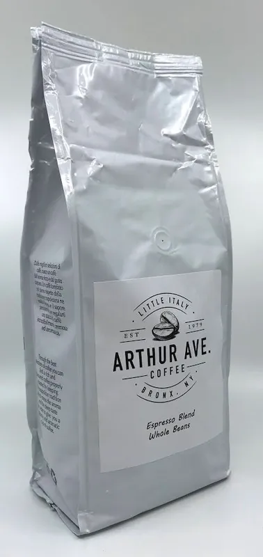 Arthur Avenue - Espresso Coffee Blend - Whole Beans - 2.2 lb Bag (1000g) (BEST BY DATE JULY 2025)