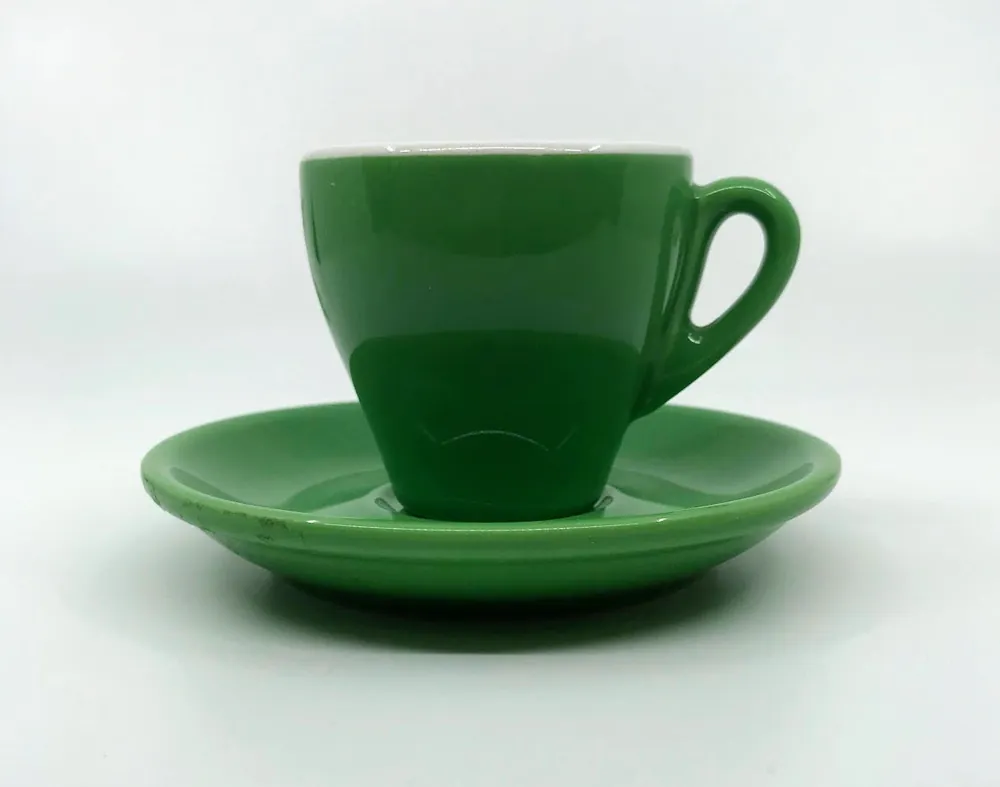 Nuova Point - Milano Pastel Green - Espresso Cups & Saucers - Set of 6