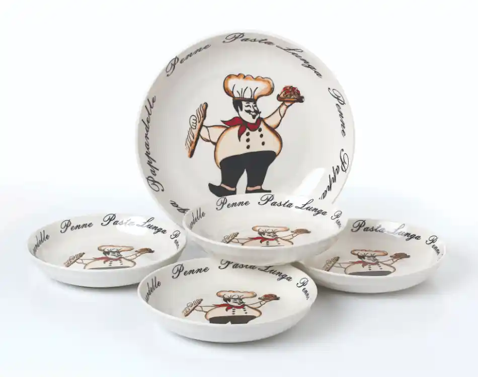 Lorren Home Trends - Chef - 5 Piece Pasta Set
