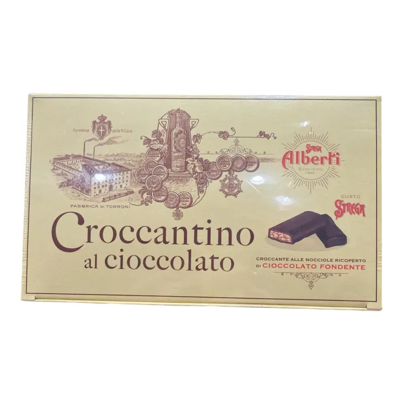 Alberti - Croccantini Alle Nocciole Ricoperto al Cioccolato - 300g (10.6oz)