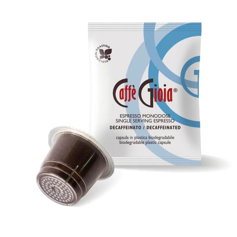 Caffe Gioia - Espresso Decaf Capsules - 30 Capsules / Box - Compatible with Nespresso® Machines