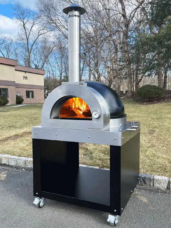 Elite Chef‘s Edition - Wood Fired Pizza Oven- ilFornino ® with Cart