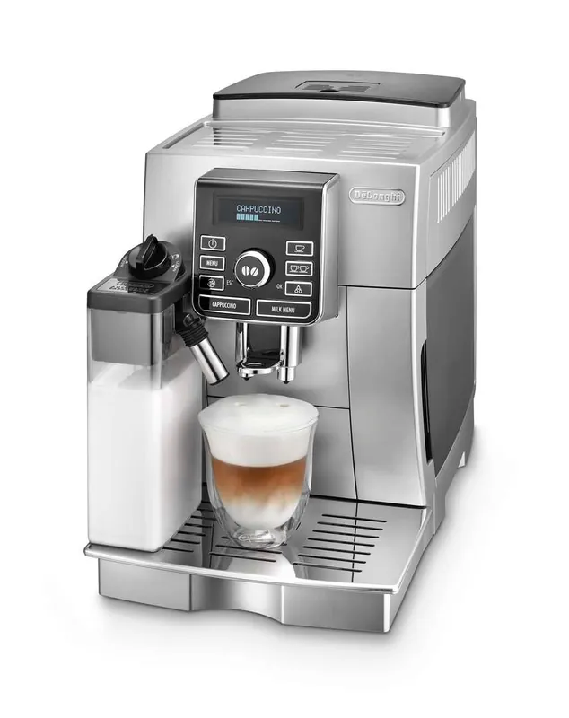 Delonghi - Digital Super Automatic Espresso Machine (Factory Refurbished) - Silver 120 Volt