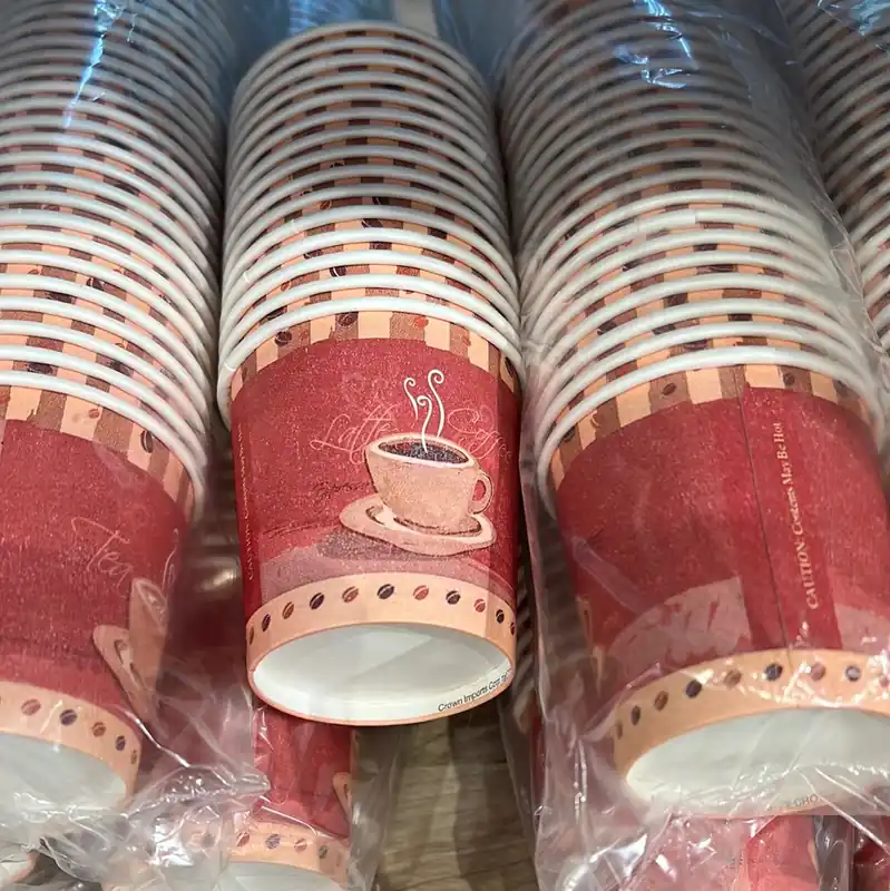 Red Paper Espresso Cups 4oz - (50cups)
