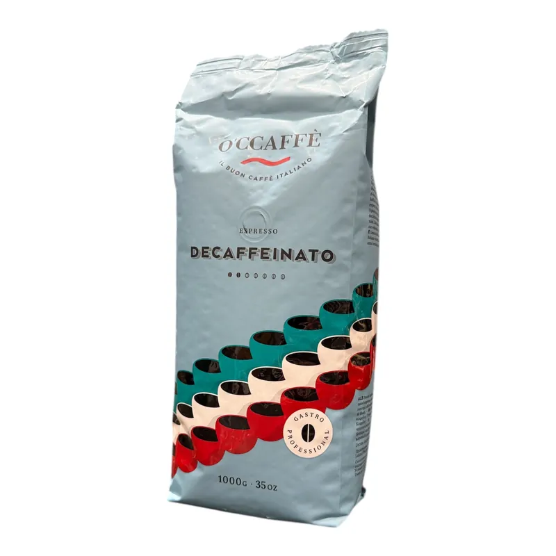 O‘Caffe‘ Espresso Decaffeinated - 1000g - Beans (2.2lb)