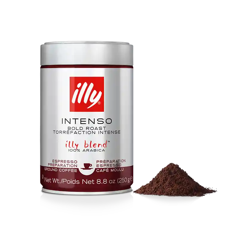 illy® Espresso Grind - Intenso - Dark Roast - 250 Gms Tin