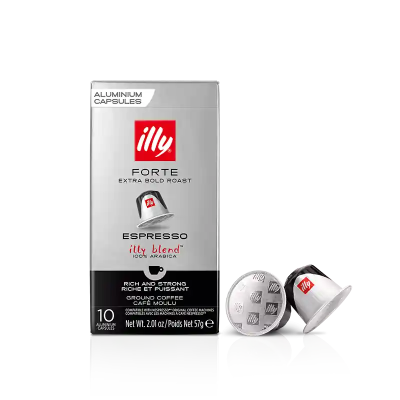 illy® - Nespresso® Compatible Capsules - FORTE roast