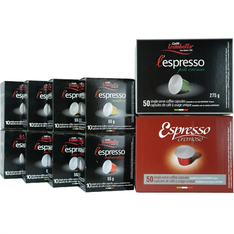 Caffe Trombetta - NESPRESSO® Compatible - Discovery Value Pack - 180