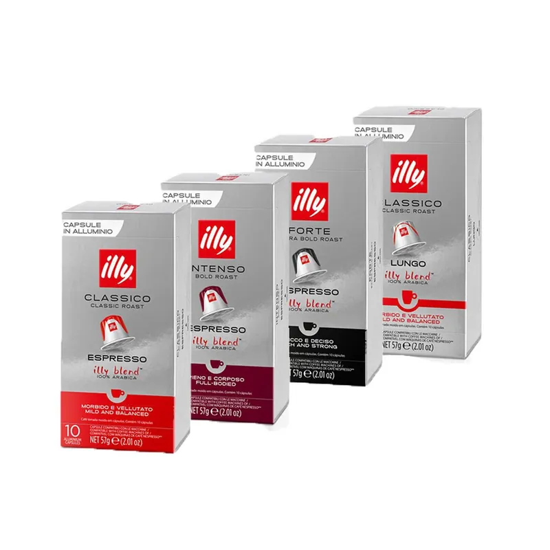 illy® - Nespresso® Compatible Capsules - Sampler Bundle