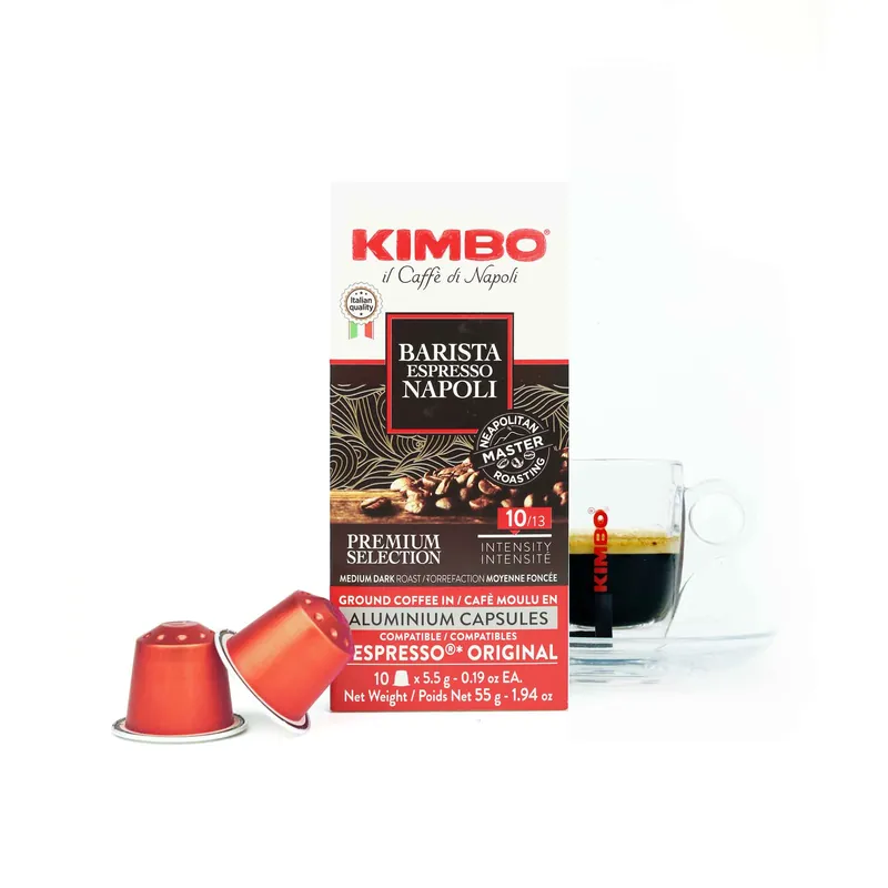 Kimbo Nespresso® Compatibles - Premium Selection - Espresso Napoli - 10/20/40/100/200