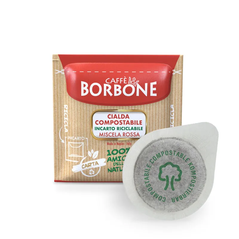 Caffe Borbone - E.S.E. Pods - Red Blend - Dark Roast - Single Serve Compostable Pods