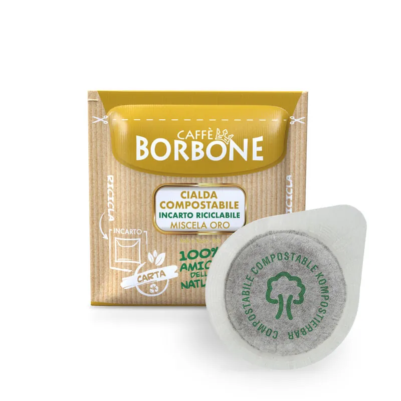 Caffe Borbone - E.S.E. Pods - Gold Blend - Medium Roast - Single Serve Compostable Pods
