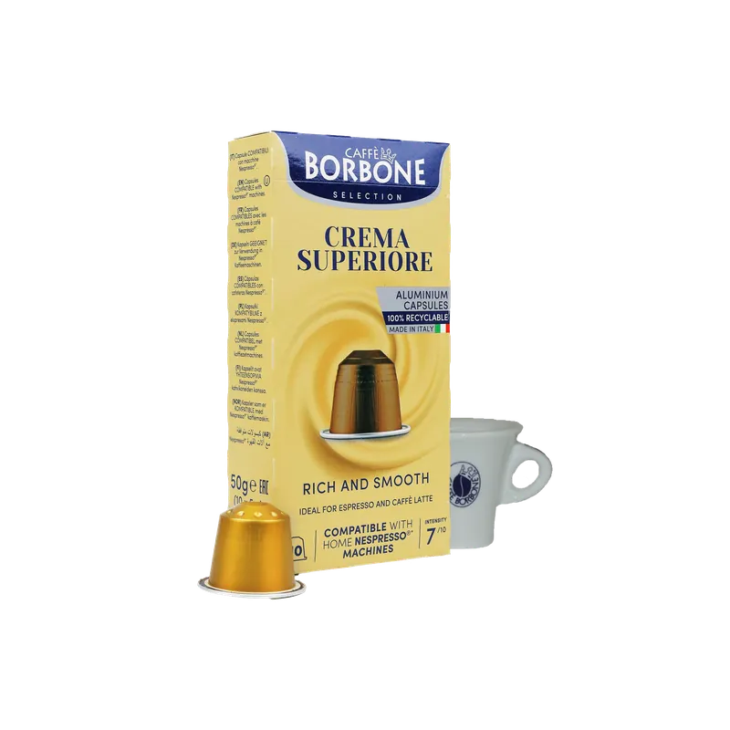 Caffe Borbone - NESPRESSO® Compatible - New - Crema Superiore - 10/20/40/100/200