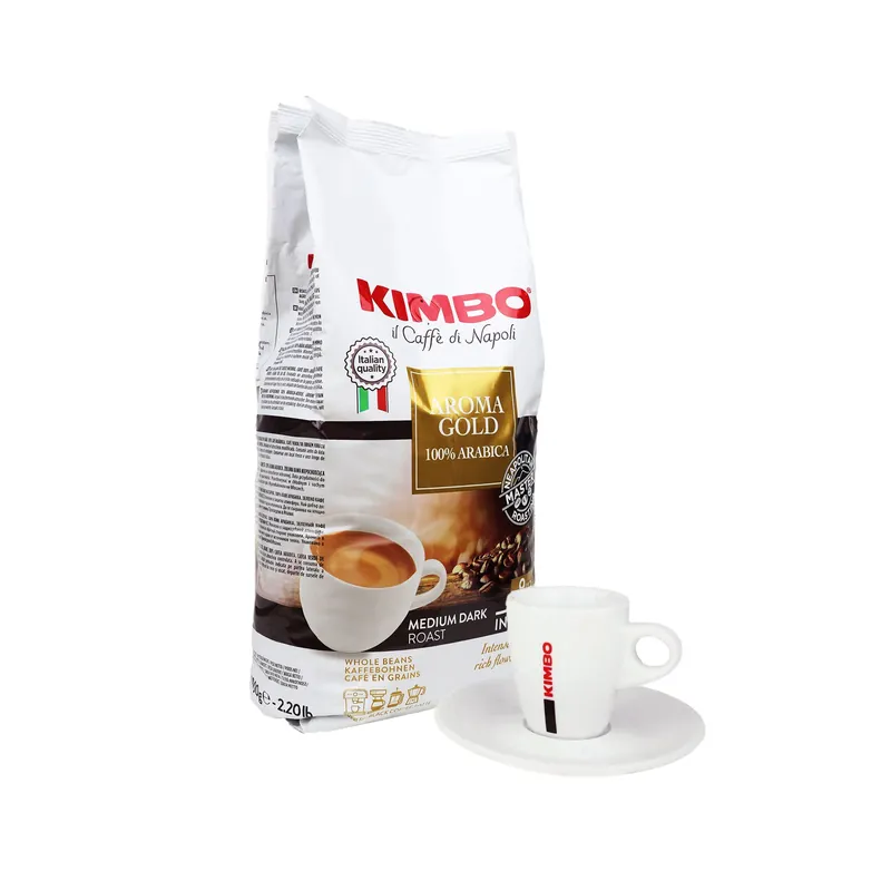 Kimbo - Whole Coffee Beans - Aroma Gold - 100% Arabica