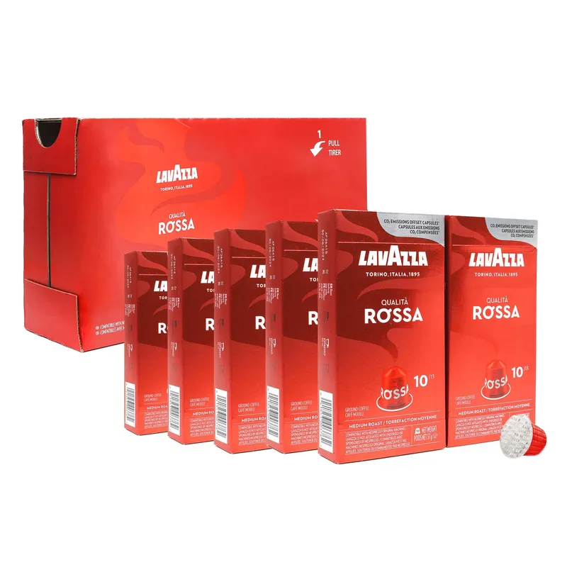 Lavazza NESPRESSO® Compatible Capsules - Rossa - 200 capsules Value Pack