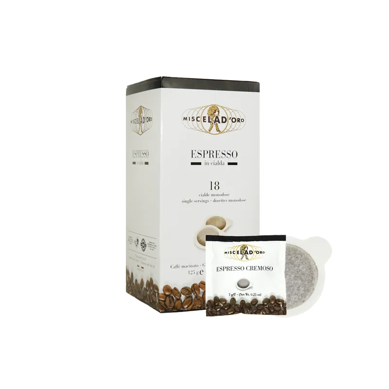 Miscela D‘Oro - E.S.E. Pods - Cremoso - Single Serve Compostable Pods