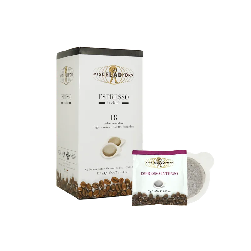 Miscela D‘Oro - E.S.E. Pods - Intenso - Single Serve Compostable Pods