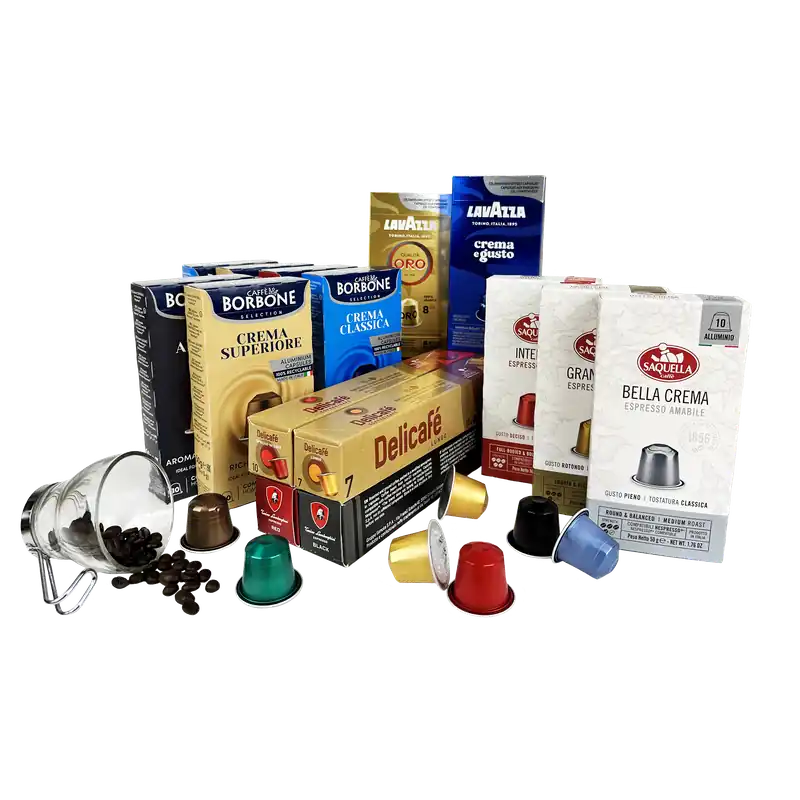 Premium NESPRESSO® Compatible Capsule Discovery Pack II - 150 Capsules