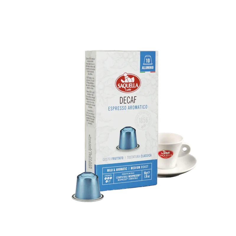 Saquella - NESPRESSO® Compatible - Decaffeinated - 10/20/40/100