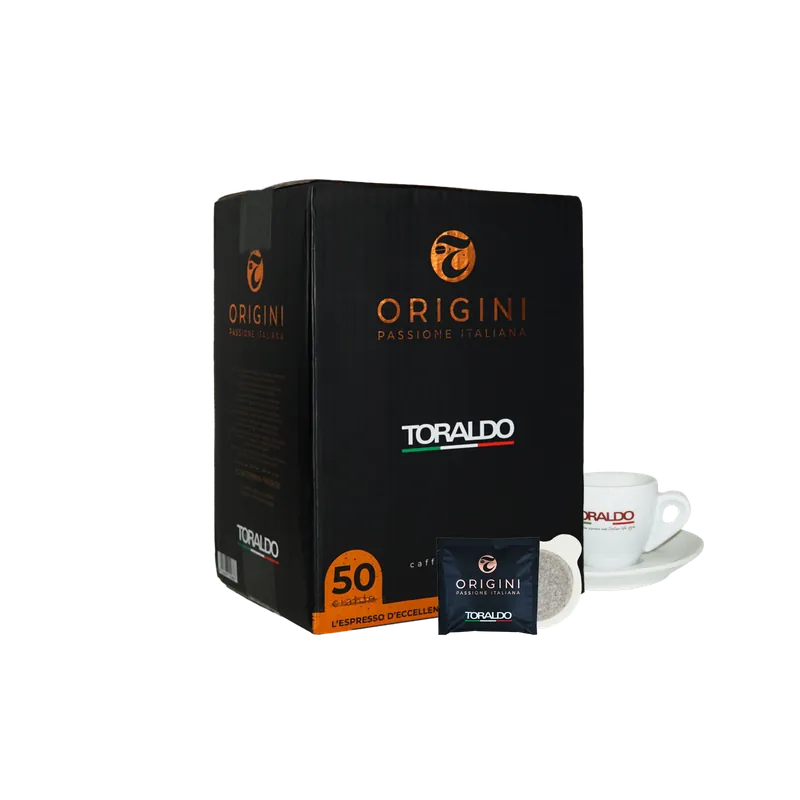 Origini by Caffe Toraldo - E.S.E. Pods - Single Serve Compostable Pods