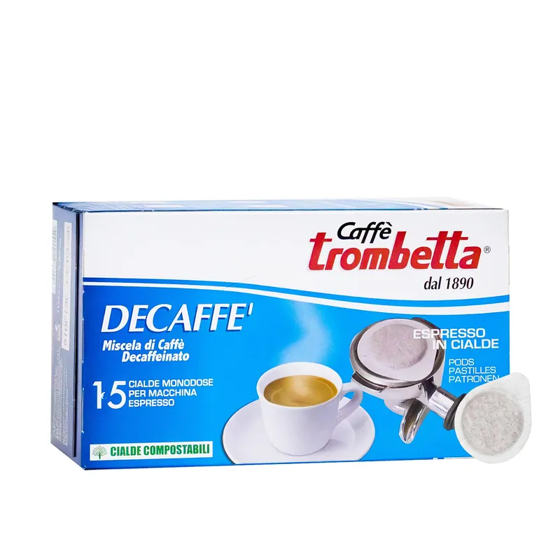 Caffe Trombetta - E.S.E. Pods - Decaffeinated - Single Serve Compostable Pods