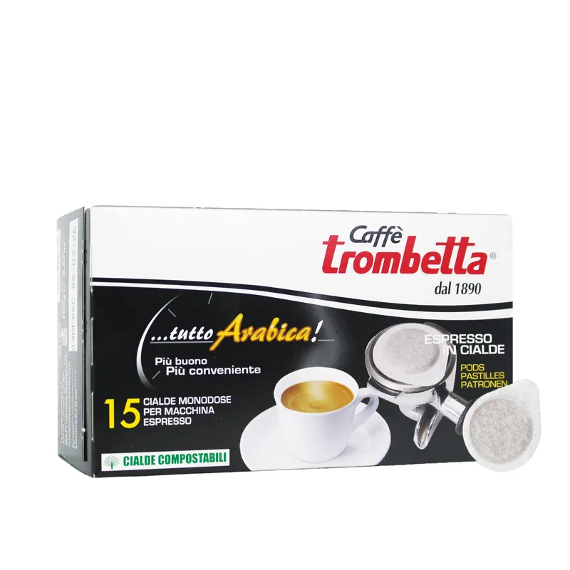 Caffe Trombetta - E.S.E. Pods - 100% Arabica - Single Serve Compostable Pods