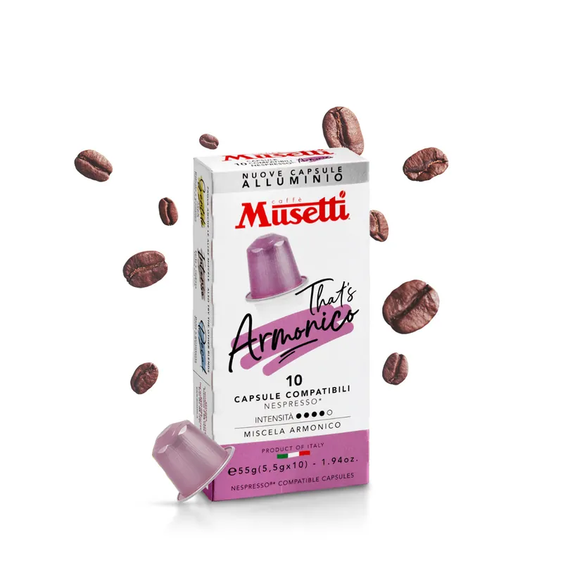 Caffe Musetti - NESPRESSO® Compatible - New - Armonico - 10/20/40/100