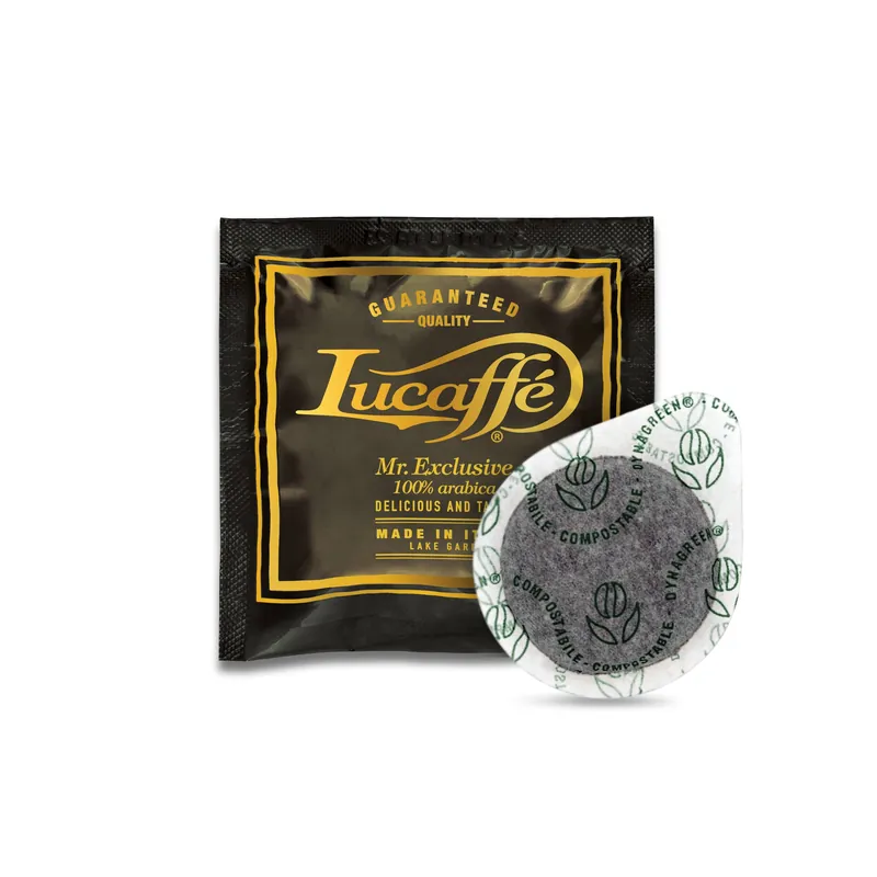 Lucaffe - E.S.E. Pods - Mr. Exclusive - 100% Arabica - Single Serve Compostable Pods