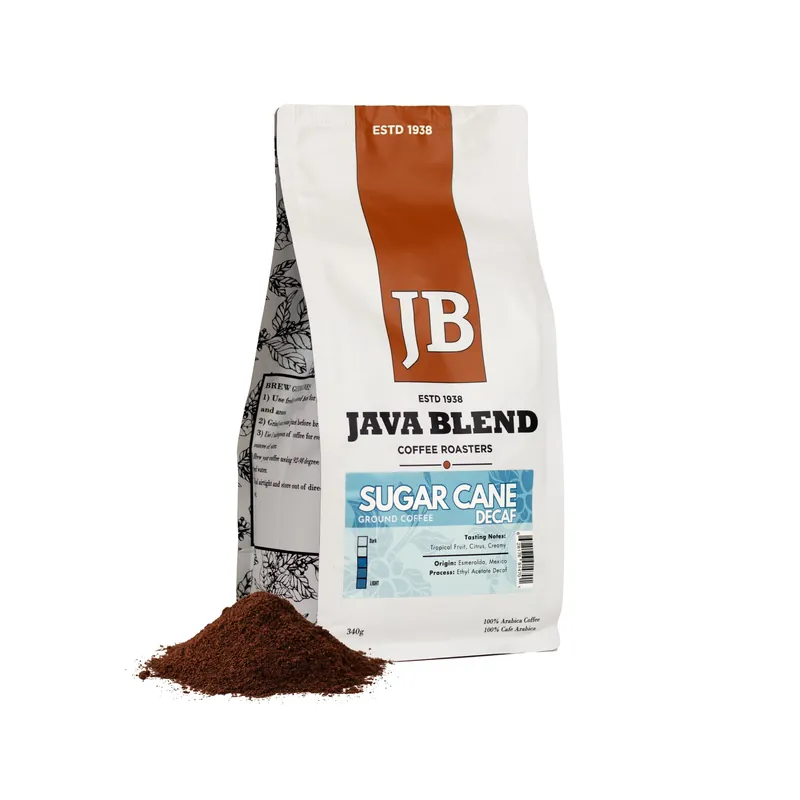 Java Blend - Espresso Ground Coffee - Sugar Cane Decaf