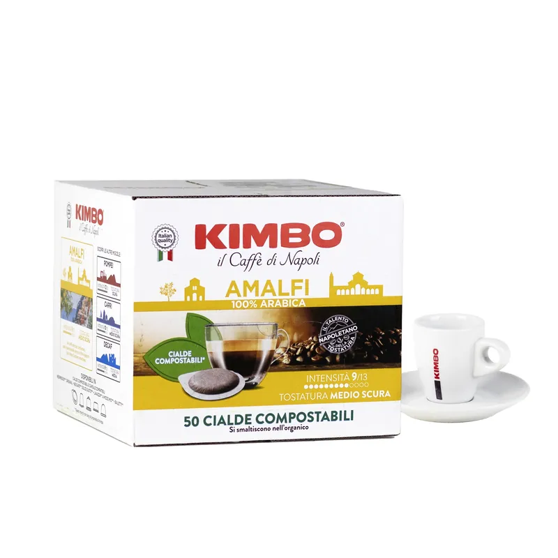 Kimbo - E.S.E. Pods - Amalfi Blend - Single Serve Compostable Pods