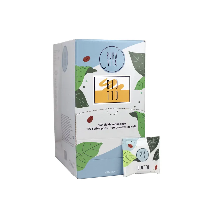 Pura Vita - E.S.E. Pods - Giotto - Single Serve Compostable Pods