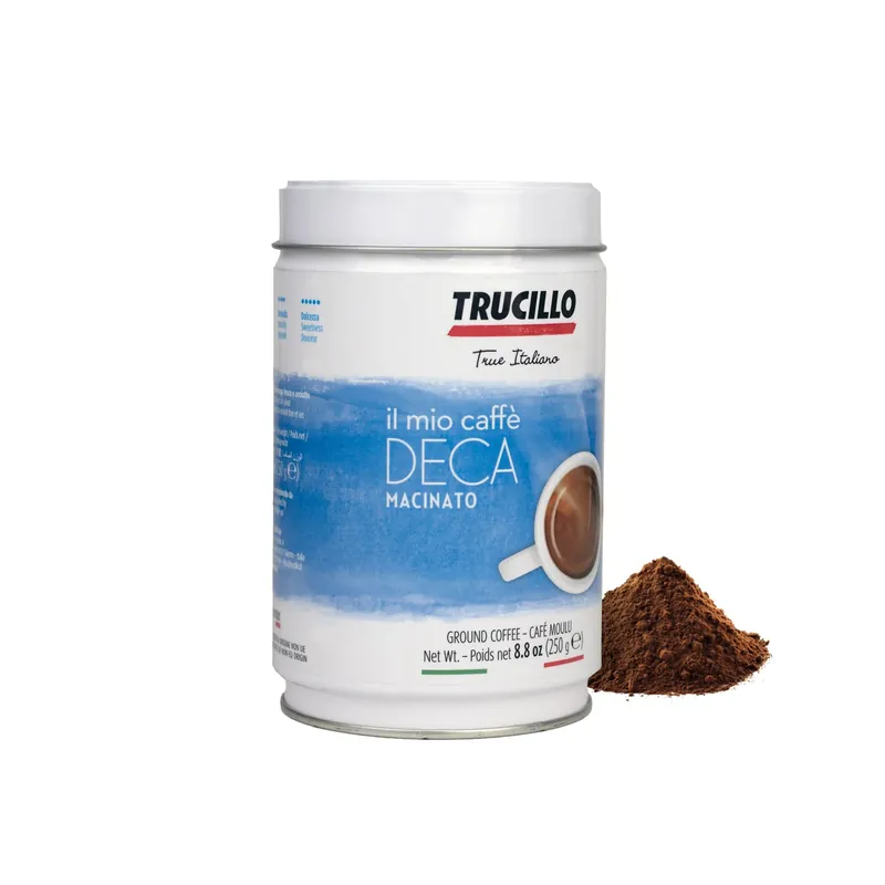 Trucillo - Espresso Grind- Decaffeinated - 250 Gms Tin