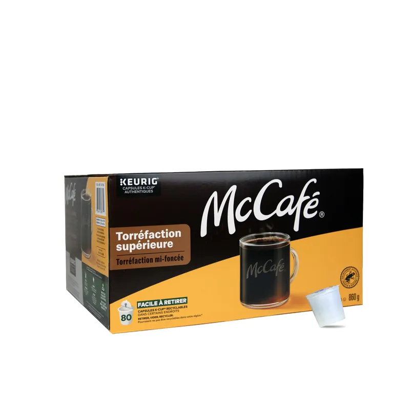 McCafe - K-Cup® - 100% Arabica Medium-Dark Roast - 80 Single Serve K-Cups