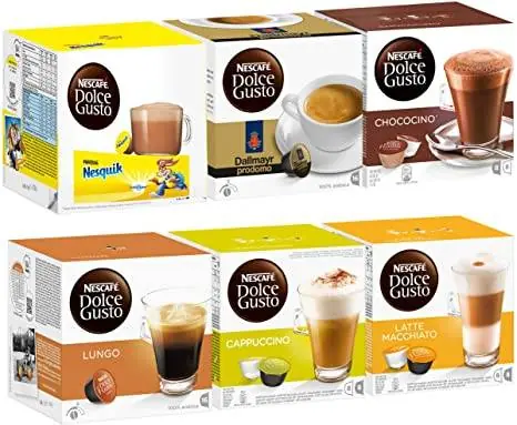 16 Capsule Solubili Originali Nescafé Dolce Gusto