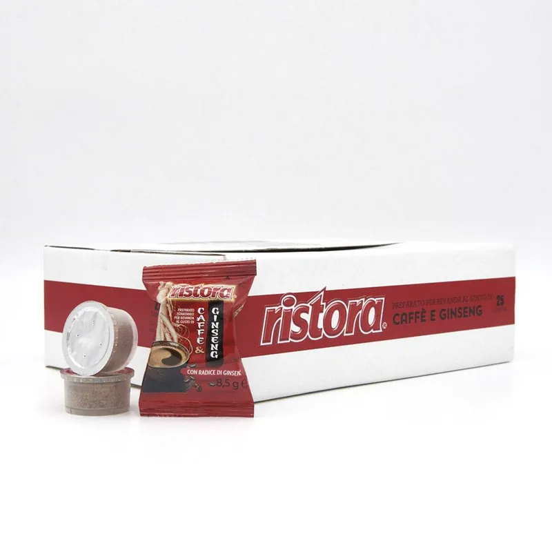 25 Capsule Ristora Ginseng Compatibili con Macchine Lavazza Espresso Point