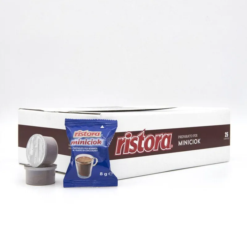 25 Capsule Ristora Miniciok Compatibili con Macchine Lavazza Espresso Point