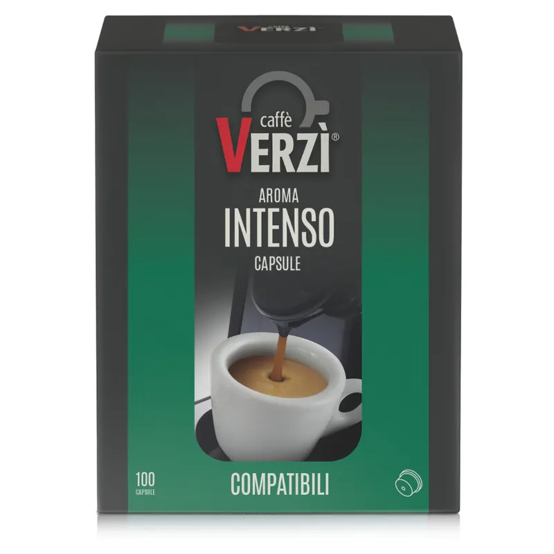 100 Capsule Caffè Verzì Compatibili con Macchine Uno System
